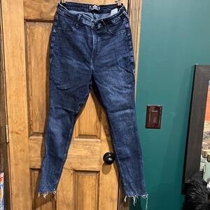 Hollister Deep Blue Women's Skinny Jeans